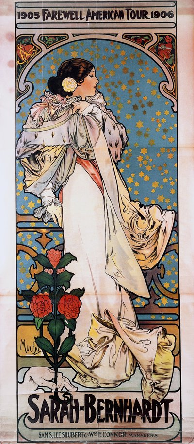Een poster voor Sarah Bernhardt