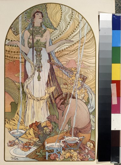 Illustratie van Salambo van Gustave Flaubert door Alphonse Marie Mucha