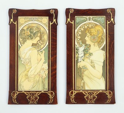 De Primula en de Veer, 1899 door Alphonse Mucha