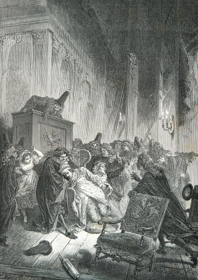 Dood van Moliere door Alphonse Marie de Neuville