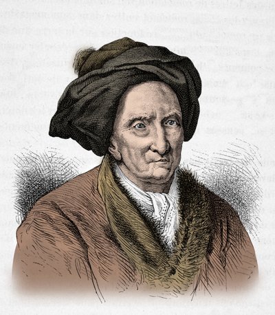 Portret van Bernard Le Bouyer de Fontenelle (Gravure) door Alphonse Marie de Neuville