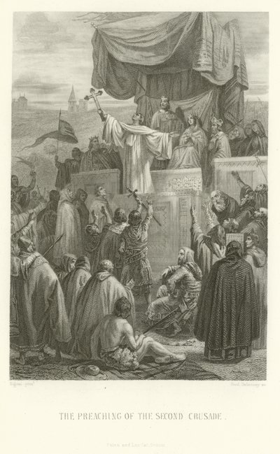 De prediking van de Tweede Kruistocht door Alphonse Marie de Neuville