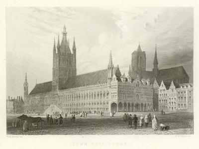Stadhuis, Ieper door Alphonse Marie de Neuville