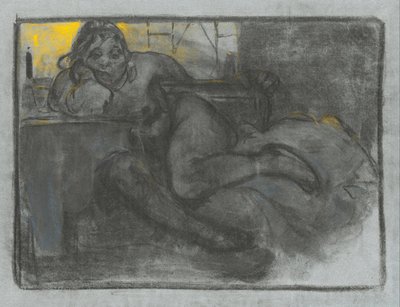 Absint (Studie van een Vrouw) door Alphonse Mucha
