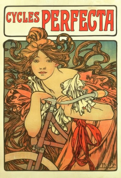 Cycles Perfecta door Alphonse Mucha