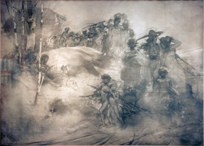 Het Slavische oogstfeest door Alphonse Mucha