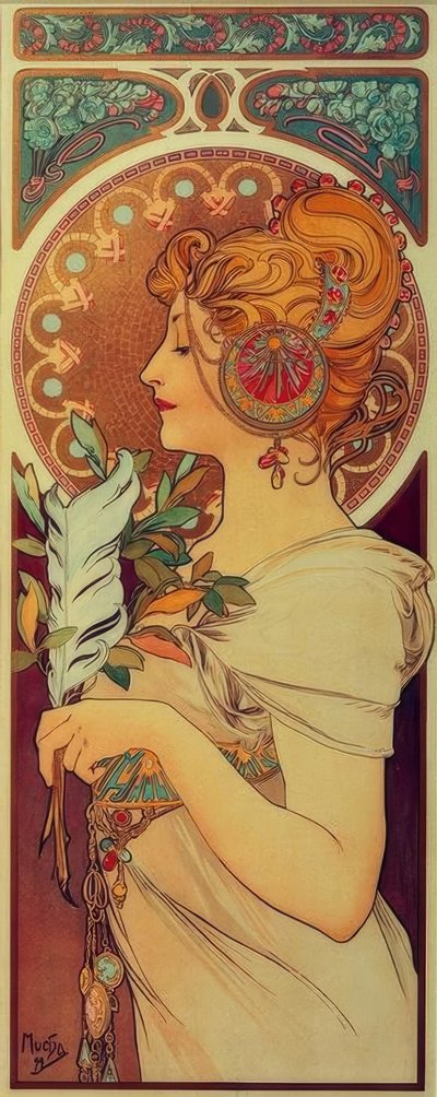 Veer door Alphonse Mucha
