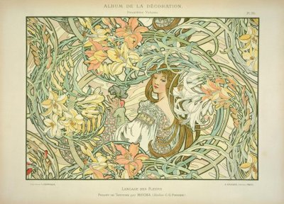 Lelie door Alphonse Mucha