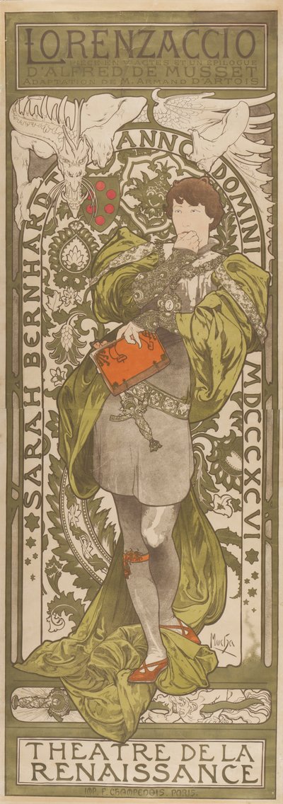 Lorenzaccio door Alphonse Mucha