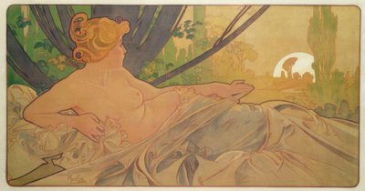 Ochtendgloren door Alphonse Mucha