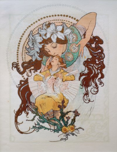 R. de Flers, Ilsee / Ill. v. Mucha door Alphonse Mucha