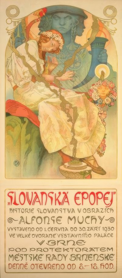 Slavische Epos door Alphonse Mucha