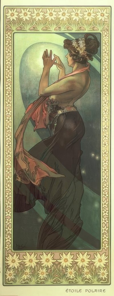 Poolster door Alphonse Mucha