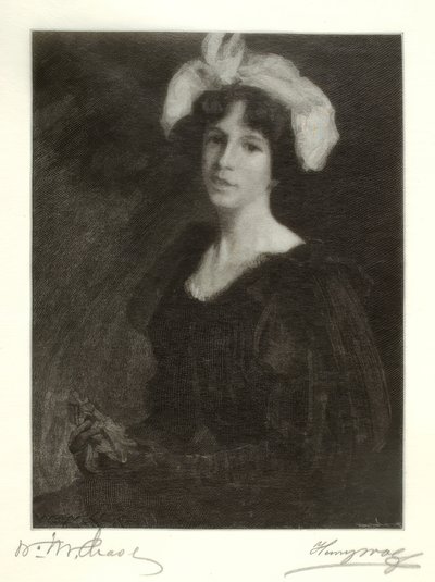Portret van mevrouw C door Alsace Henry Wolf