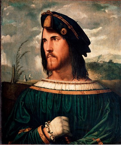 Portret van Cesare Borgia door Altobello Melone