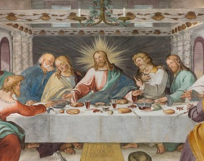 Priesterkoor, Achtste Zuidelijke Span, Laatste Avondmaal, Altobello Melone door Altobello Melone