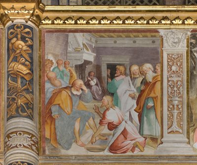 Presbyterium, Zevende Zuidelijke Span, Voetwassing, Altobello Melon door Altobello Melone