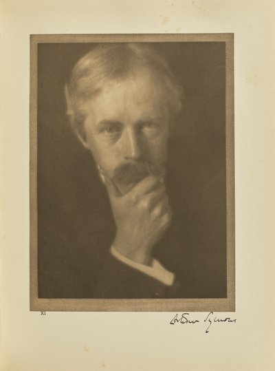 Arthur Symons door Alvin Langdon Coburn