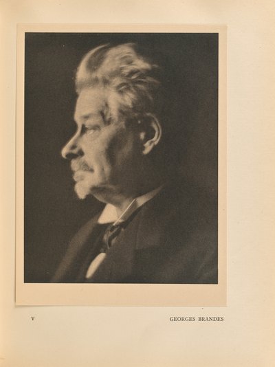 George Brandes door Alvin Langdon Coburn