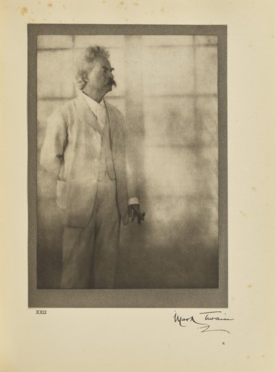 Mark Twain (Samuel Langhorne Clemens) door Alvin Langdon Coburn