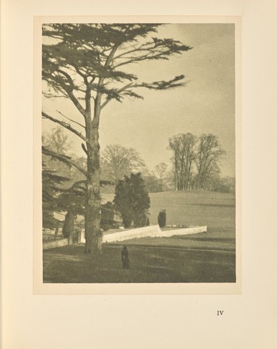 De rand van de tuin door Alvin Langdon Coburn