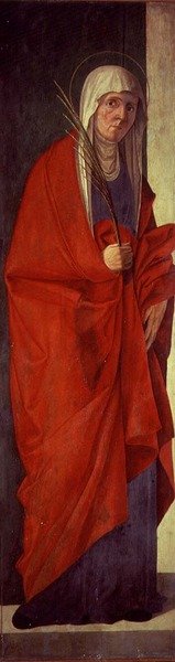 Vrouwelijke martelaar, c.1485-90 door Alvise Vivarini