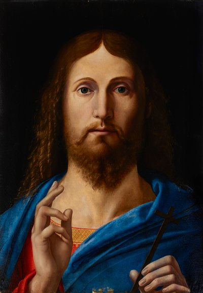 Salvator Mundi door Alvise Vivarini