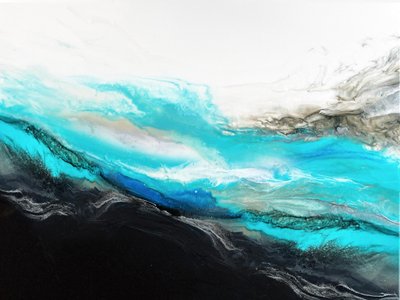 Vloeiende oceaangolven door Alyson Storms