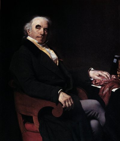 Portret van de ridder van Nanteuil Lanorville (1754-1834), Algemeen Beheerder van Koninklijke Boodschappen door Amable Pagnest