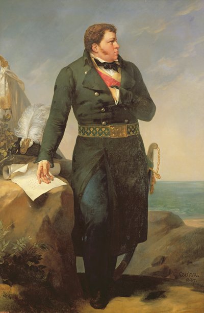 Portret van Georges Cadoudal door Amable Paul Coutan