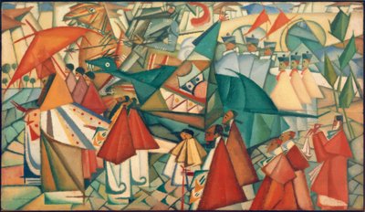 Sacramentsprocessie door Amadeo de Souza Cardoso