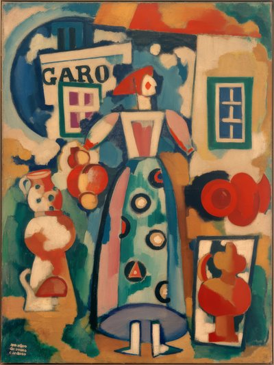 Volkslied - De Russin en de Figaro door Amadeo de Souza Cardoso
