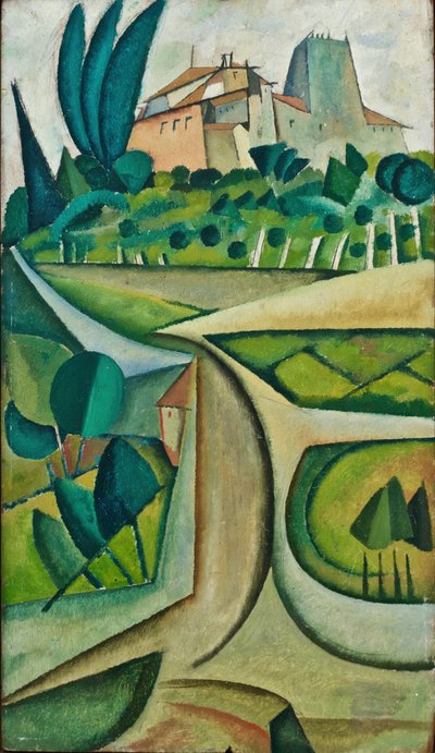 Manhufe Landschap door Amadeu de Souza Cardoso