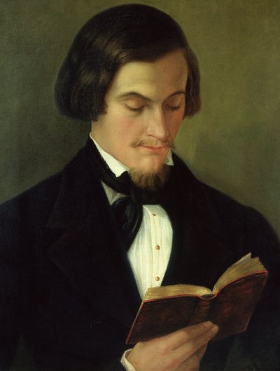 Portret van de dichter Heinrich Heine (1797-1856) 1842 door Amalia Keller