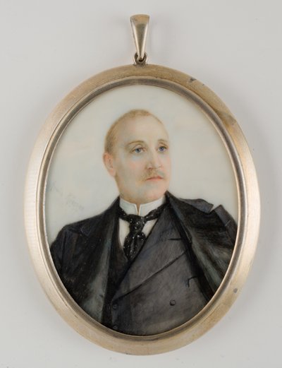 Portret van een Man, mogelijk Richard Townsend door Amalia Kussner