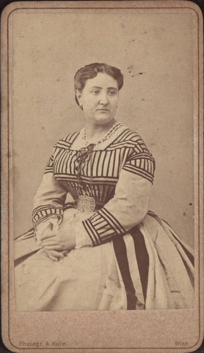 Portret van de operazangeres Carlotta Patti 1835-1889 door Amand Helm