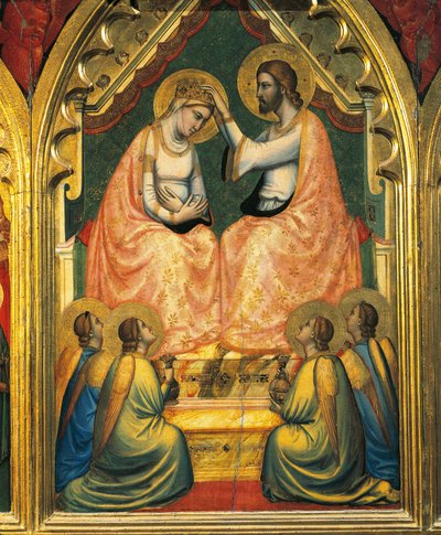 Kroning van de Maagd door Ambrogio Bondone (workshop) Giotto