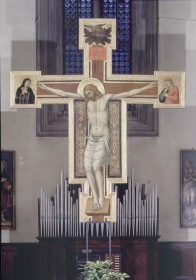 Kruisiging door Ambrogio Bondone (workshop) Giotto