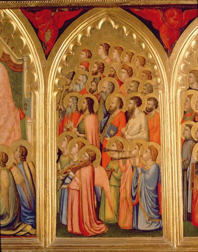 Kroning van de Maagd Polyptiek (midden rechter paneel) door Ambrogio Bondone Giotto