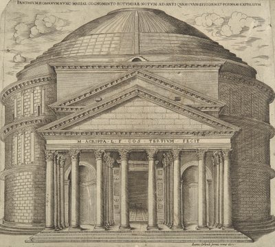 Pantheum Romanum nunc Mariae Cognomento door Ambrogio Brambilla