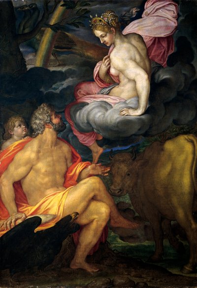 Jupiter, Juno en Io, door Ambrogio Figino door Ambrogio Giovanni Figino