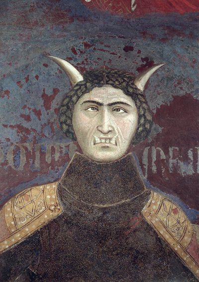 Allegorie van Slecht Bestuur, detail van Tirannie, 1338-40 door Ambrogio Lorenzetti