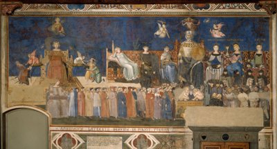 Allegorie van goed bestuur door Ambrogio Lorenzetti