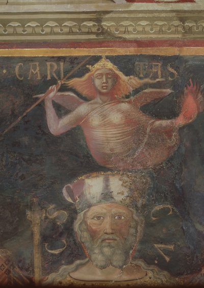 Allegorie van Goed Bestuur (detail) door Ambrogio Lorenzetti