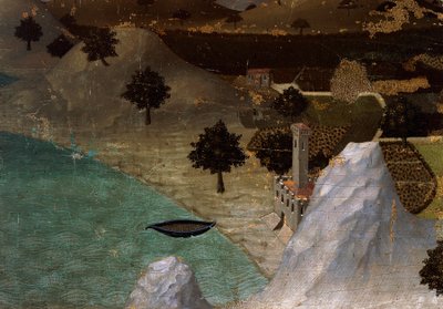 Kasteel aan het Meer door Ambrogio Lorenzetti