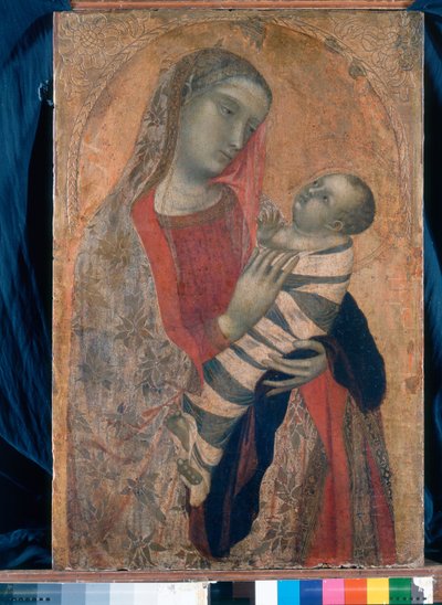Madonna en Kind door Ambrogio Lorenzetti