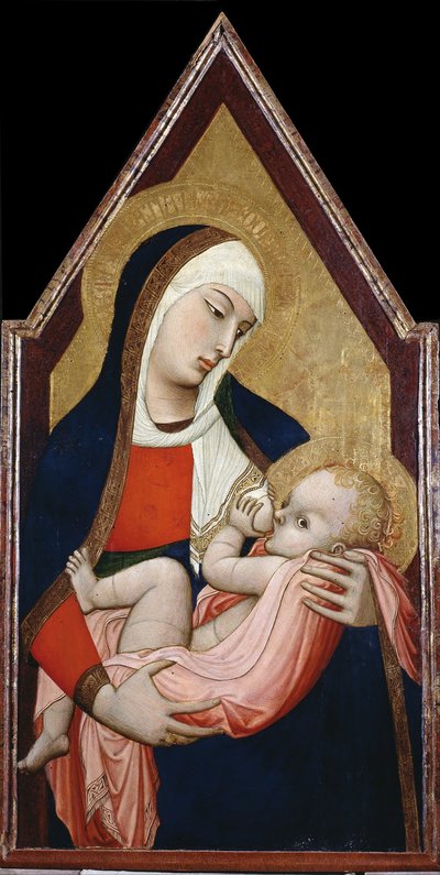 Madonna van de Melk, tussen 1325 en 1348 door Ambrogio Lorenzetti