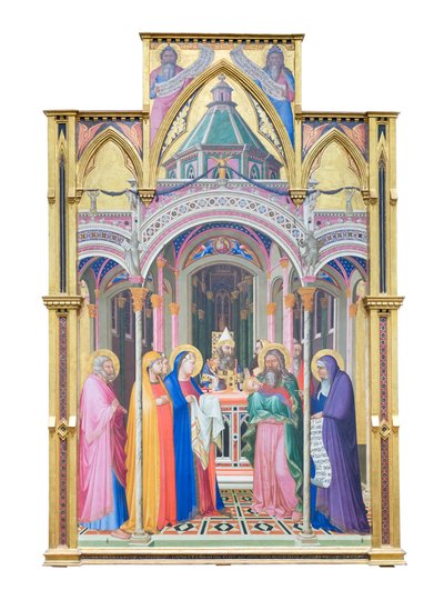 Presentatie van Jezus in de tempel door Ambrogio Lorenzetti