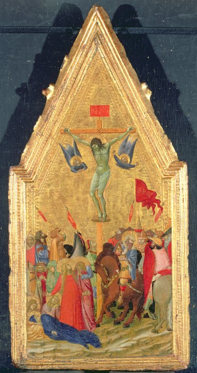 De Kruisiging, c.1348-49 door Ambrogio Lorenzetti