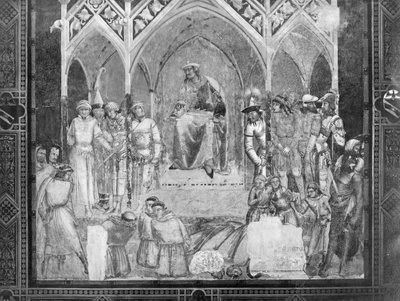 De Onthoofding van Franciscaner Monniken voor de Sultan, ca.1331 door Ambrogio Lorenzetti